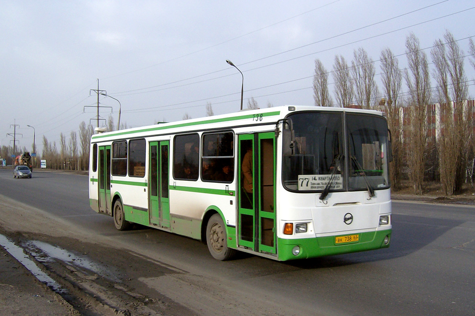 Samara region, LiAZ-5256.26 Nr. ВК 738 63