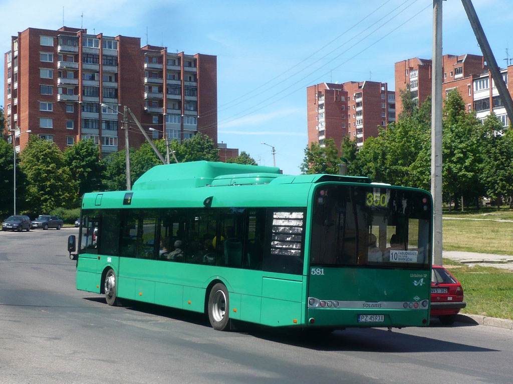 Литва, Solaris Urbino III 12 CNG № 581