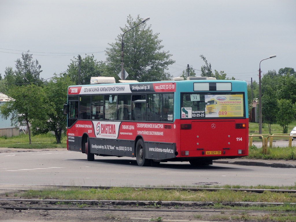 Вологодская область, Mercedes-Benz O405N № АК 021 35