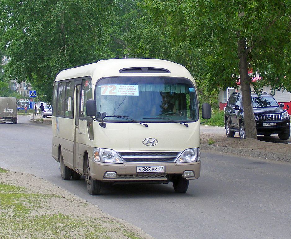 Хабаровский край, Hyundai County Gold № М 383 УК 27