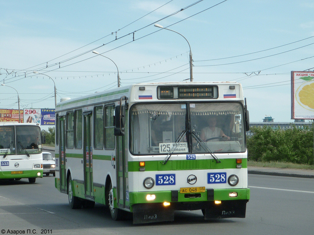 Omsk region, LiAZ-5256.45 Nr. 528