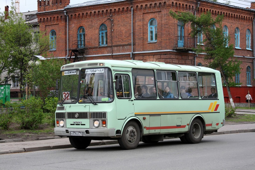 Томская область, ПАЗ-32053 № В 478 ЕО 70