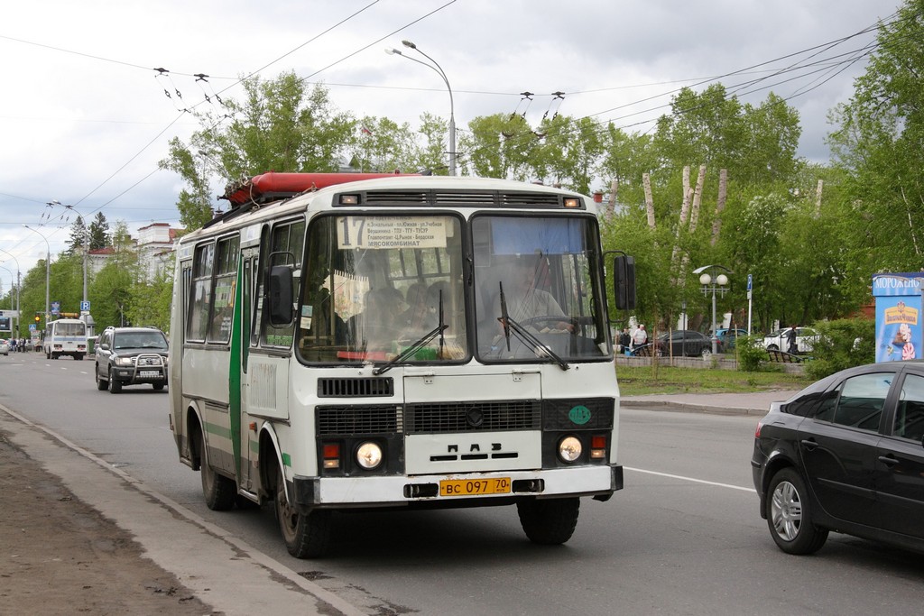 Томская область, ПАЗ-3205-110 № ВС 097 70