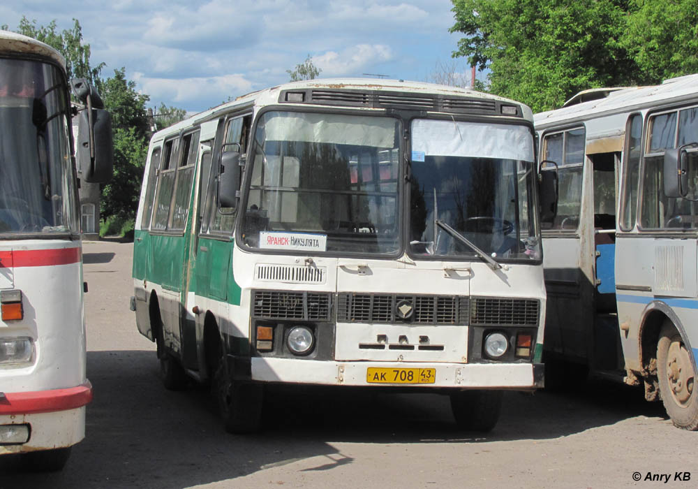 Кировская область, ПАЗ-3205 (00) № АК 708 43