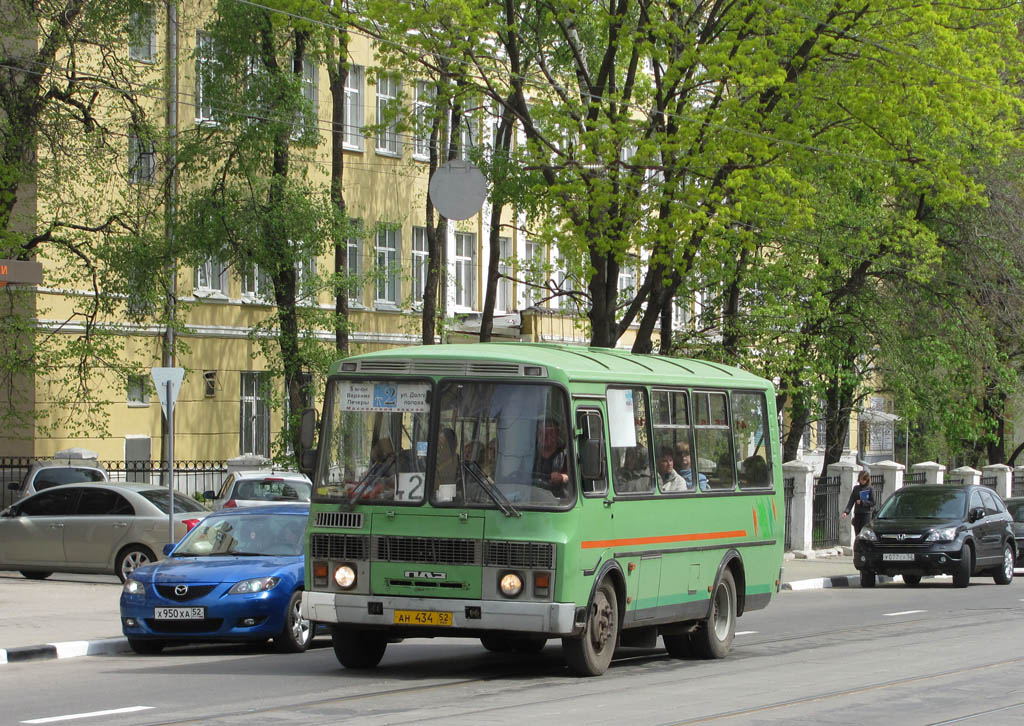 Нижегородская область, ПАЗ-32054 № АН 434 52