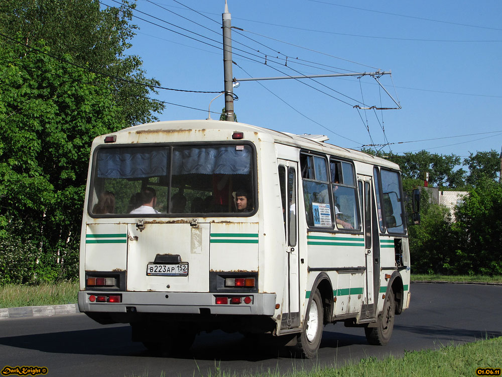 Нижегородская область, ПАЗ-32053 № В 223 АР 152