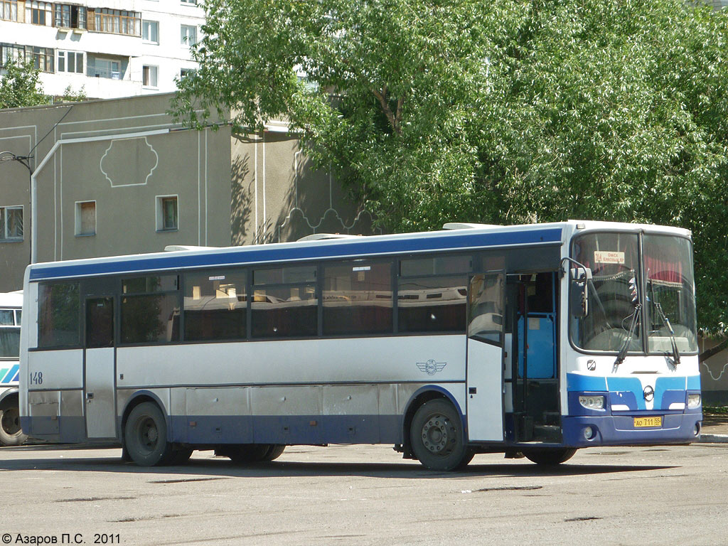 Omsk region, LiAZ-5256.33 (GolAZ) # 148