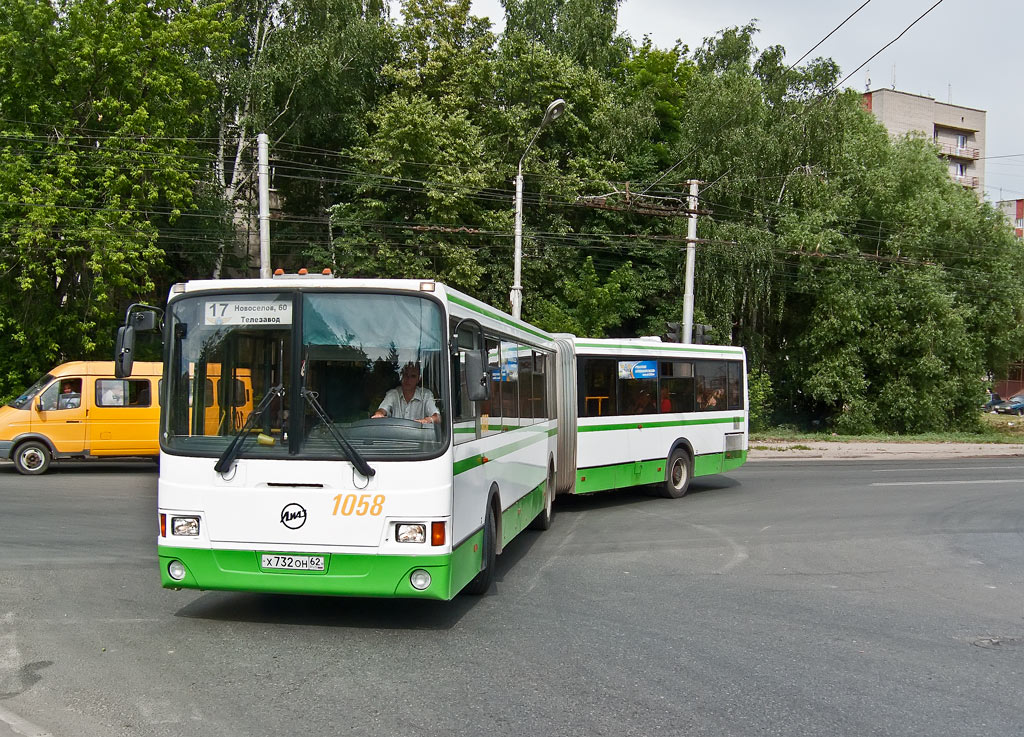 Рязанская область, ЛиАЗ-6212.00 № 1058