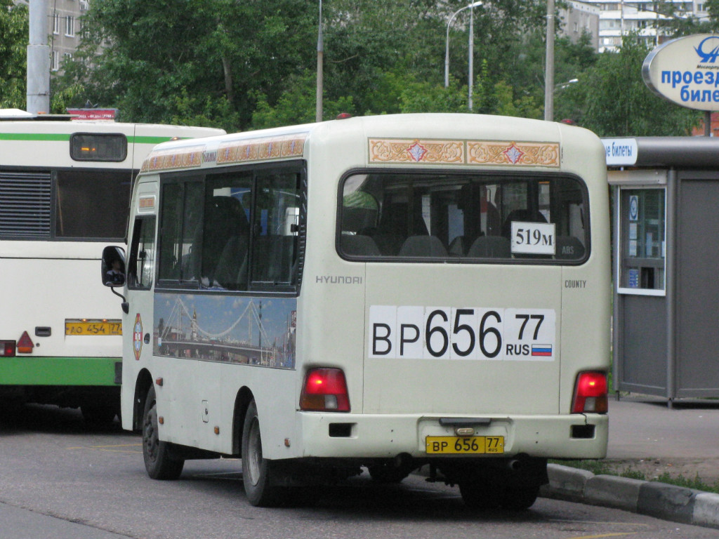 Москва, Hyundai County SWB (РЗГА) № ВР 656 77