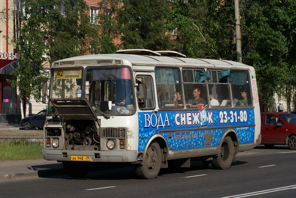 Архангельская область, ПАЗ-32054 № АВ 948 29