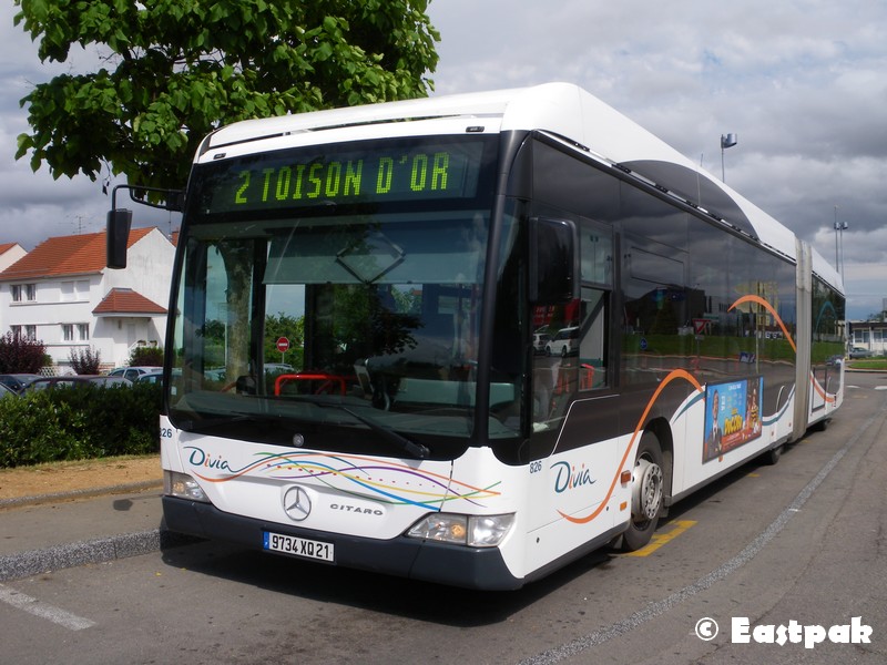 Frankreich, Mercedes-Benz O530G Citaro facelift G CNG Nr. 826