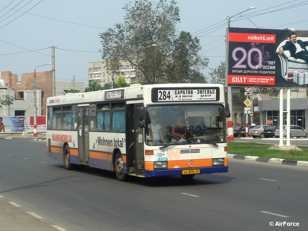 Саратовская область, Mercedes-Benz O405N № АХ 808 64