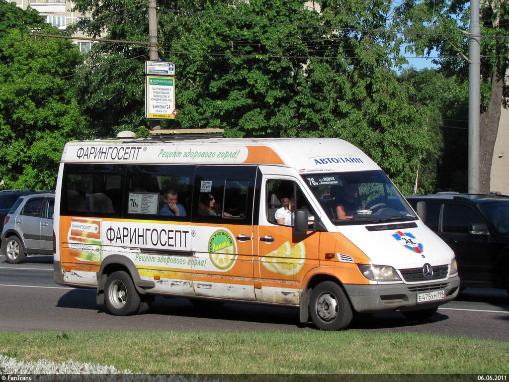 Москва, Самотлор-НН-323770 (MB Sprinter 411CDI) № Е 475 ХМ 199