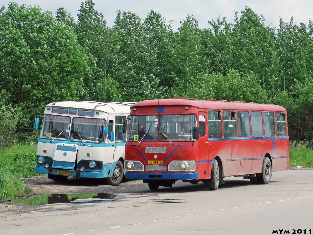 Ленинградская область, ЛиАЗ-677М № АЕ 682 47