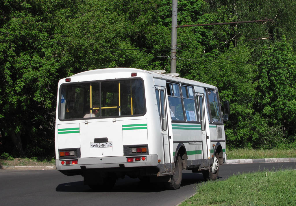 Нижегородская область, ПАЗ-32054 № В 486 МН 152