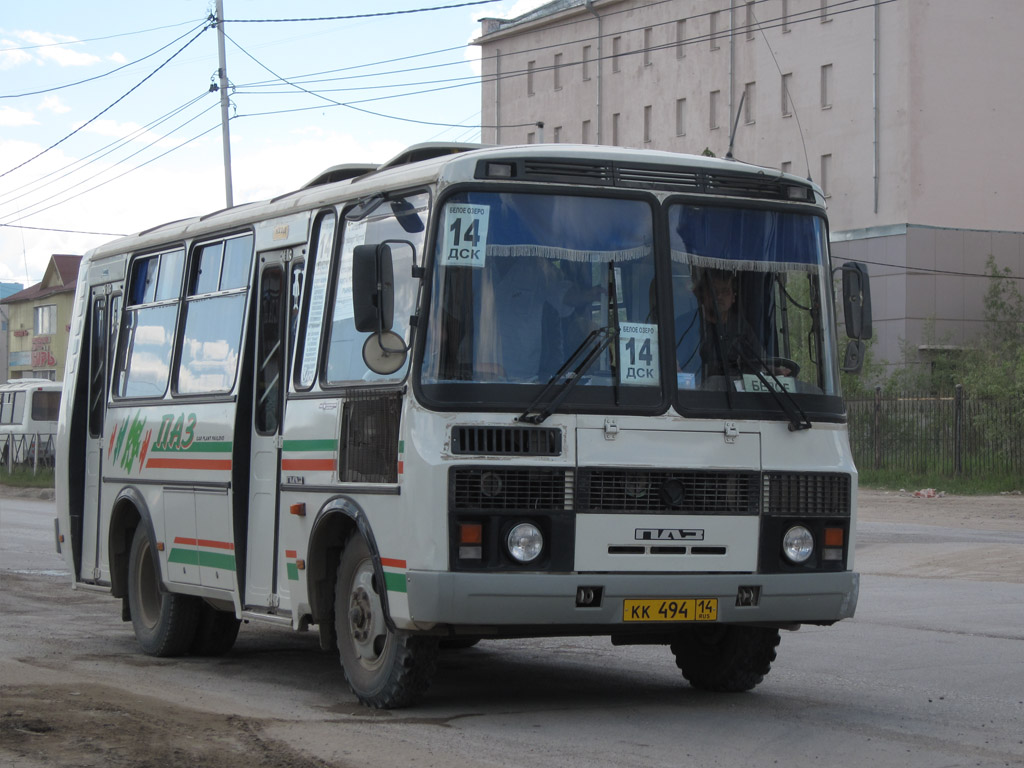 Саха (Якутия), ПАЗ-32054 № КК 494 14