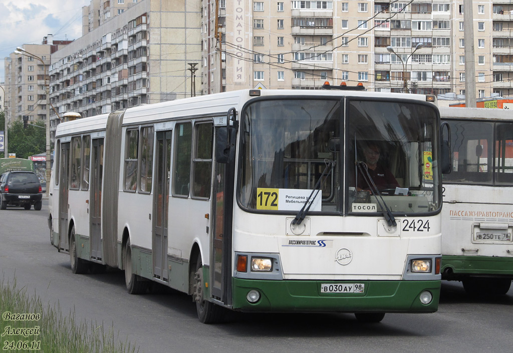 Санкт-Петербург, ЛиАЗ-6212.00 № 2424