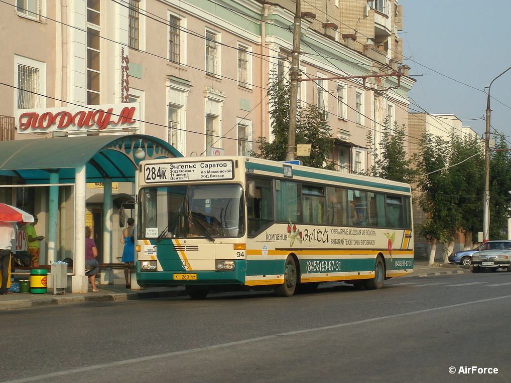 Саратовская область, Mercedes-Benz O405 № АТ 260 64