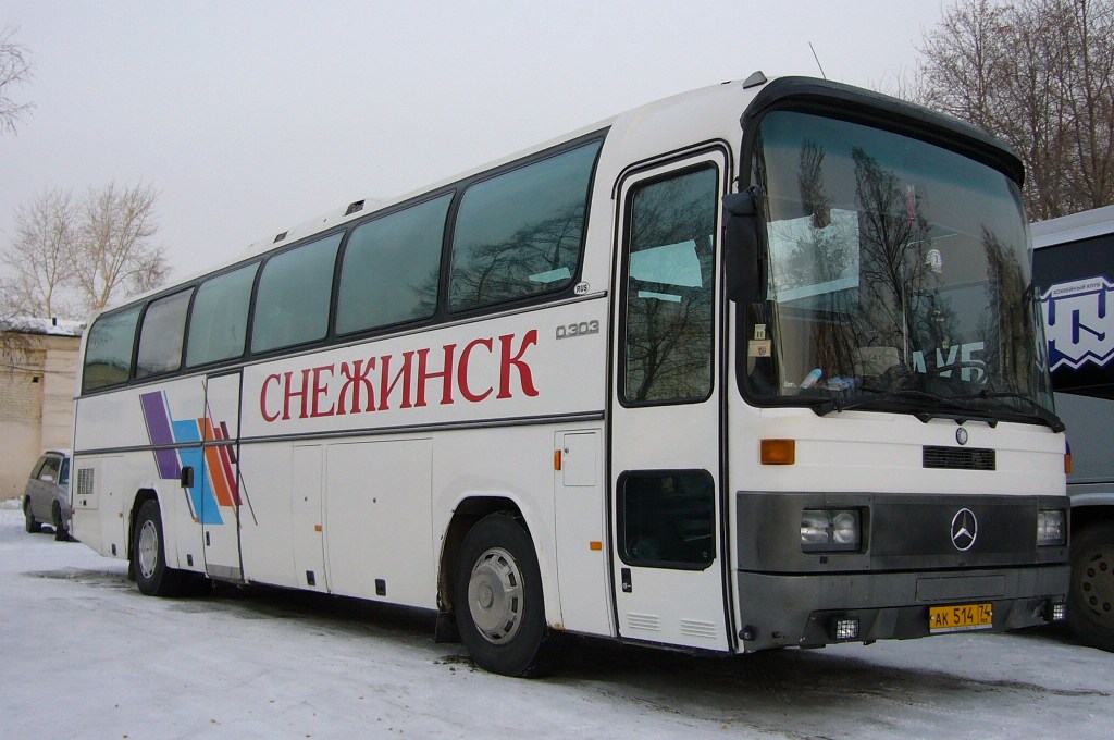 Челябинская область, Mercedes-Benz O303-15RHD № АК 514 74