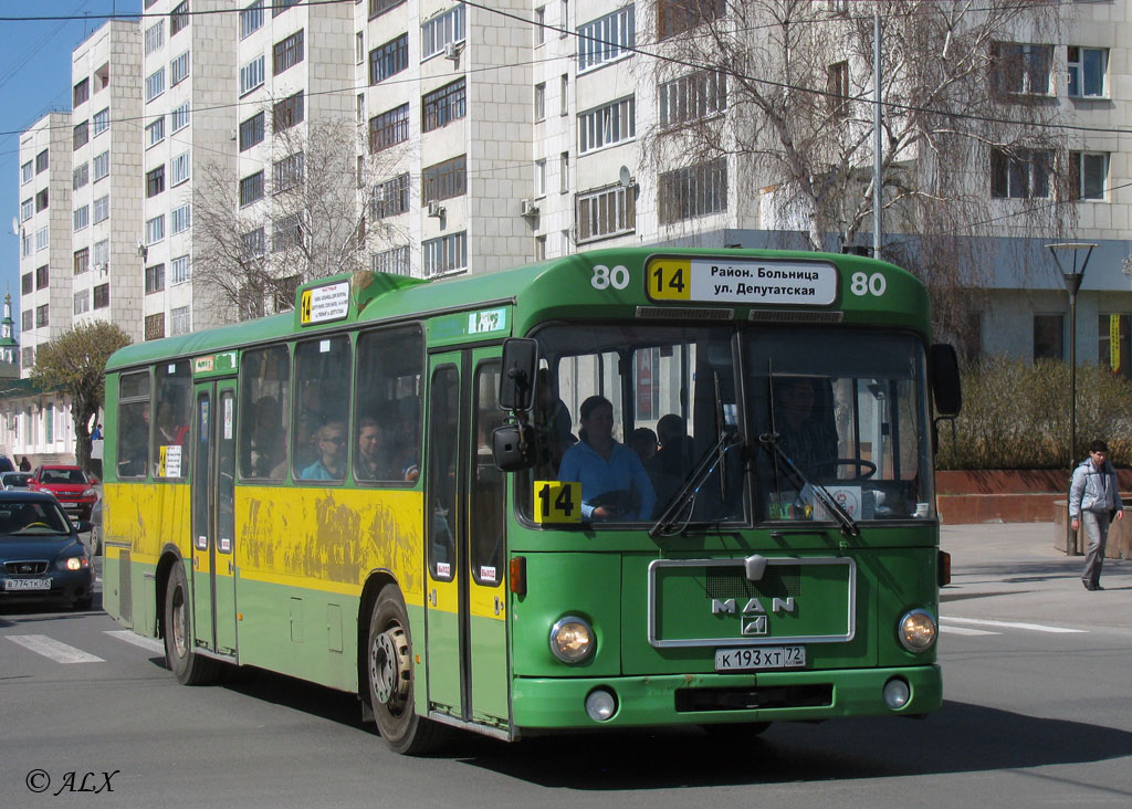 Тюменская область, MAN 192 SL200 № К 193 ХТ 72