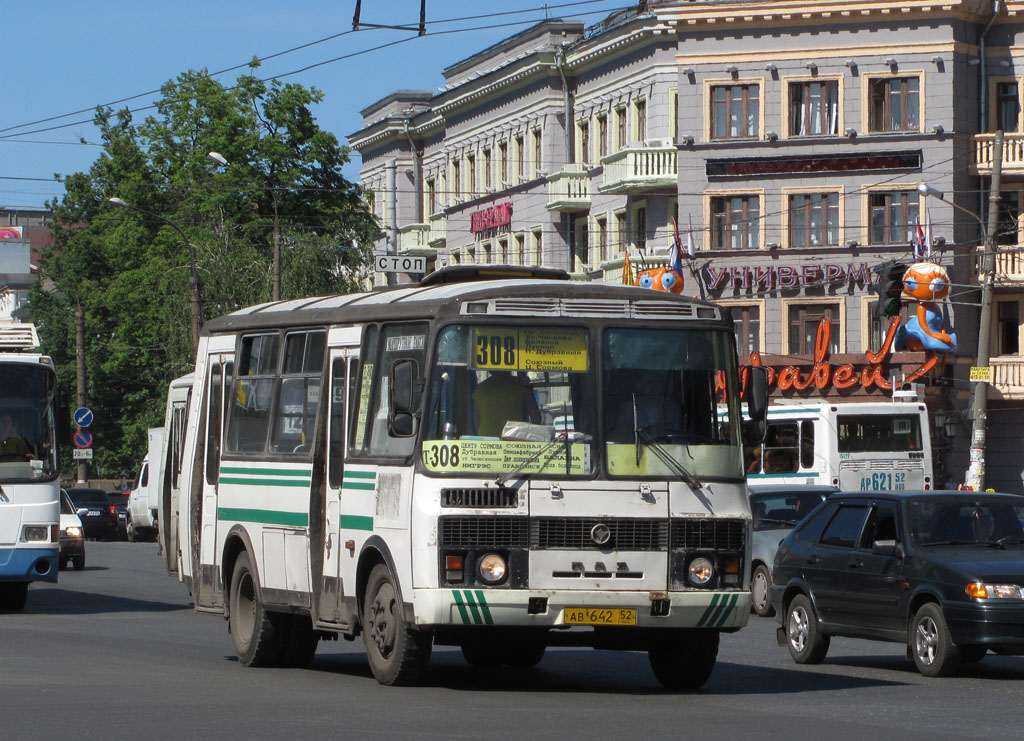 Нижегородская область, ПАЗ-32054-07 № АВ 642 52