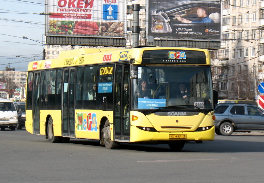 Санкт-Петербург, Scania OmniLink II (Скания-Питер) № 3332