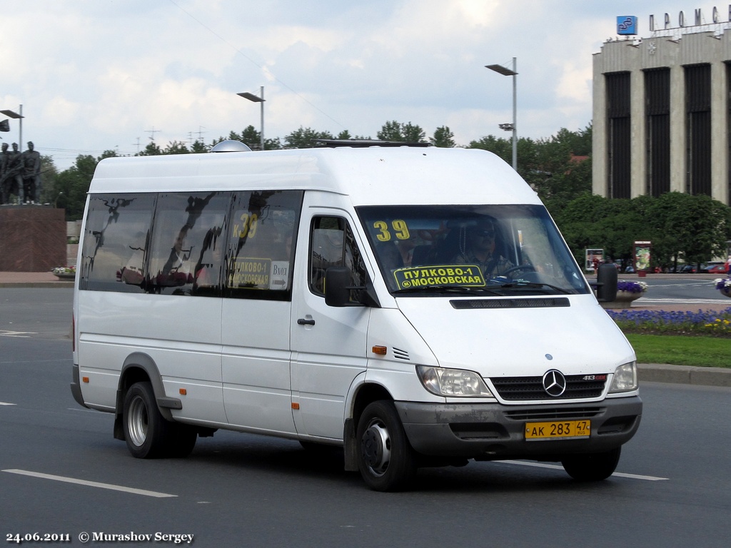 Санкт-Петербург, 904.663 (Mercedes-Benz Sprinter 413CDI) № АК 283 47