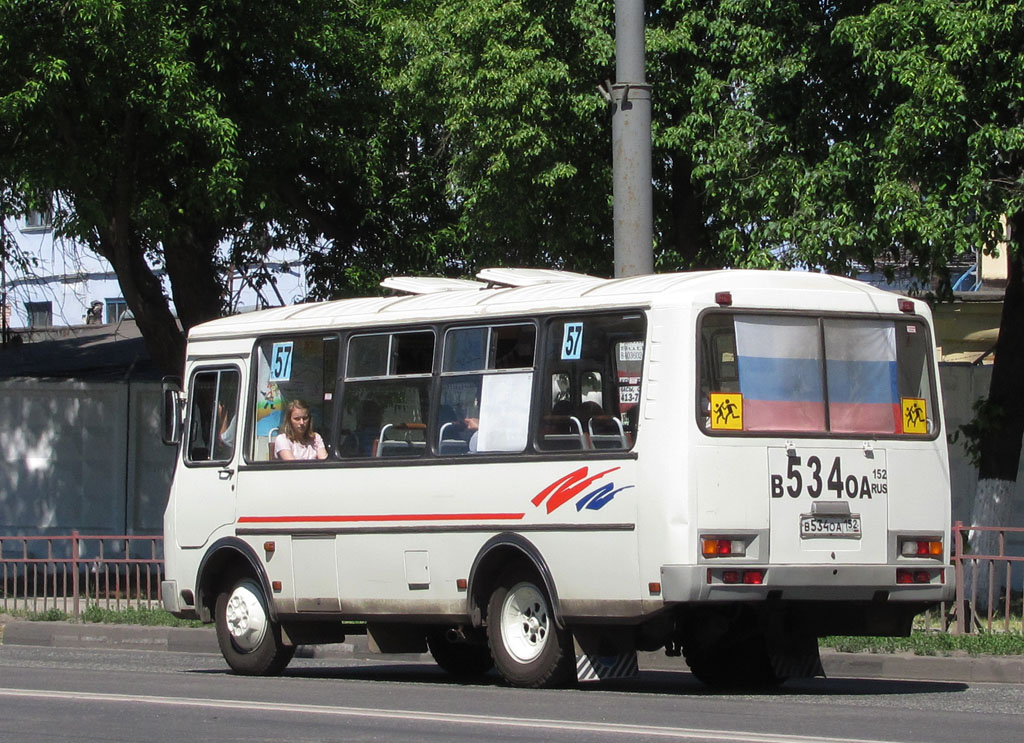 Nizhegorodskaya region, PAZ-32054 Nr. В 534 ОА 152
