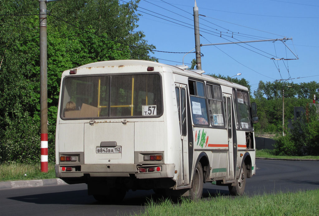 Нижегородская область, ПАЗ-32054 № В 843 ВА 152