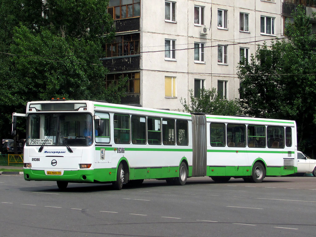 Москва, ЛиАЗ-6212.00 № 09386