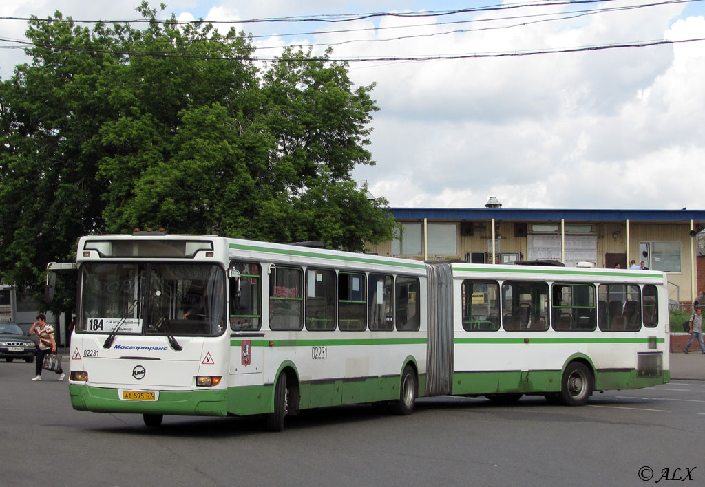 Москва, ЛиАЗ-6212.01 № 02231