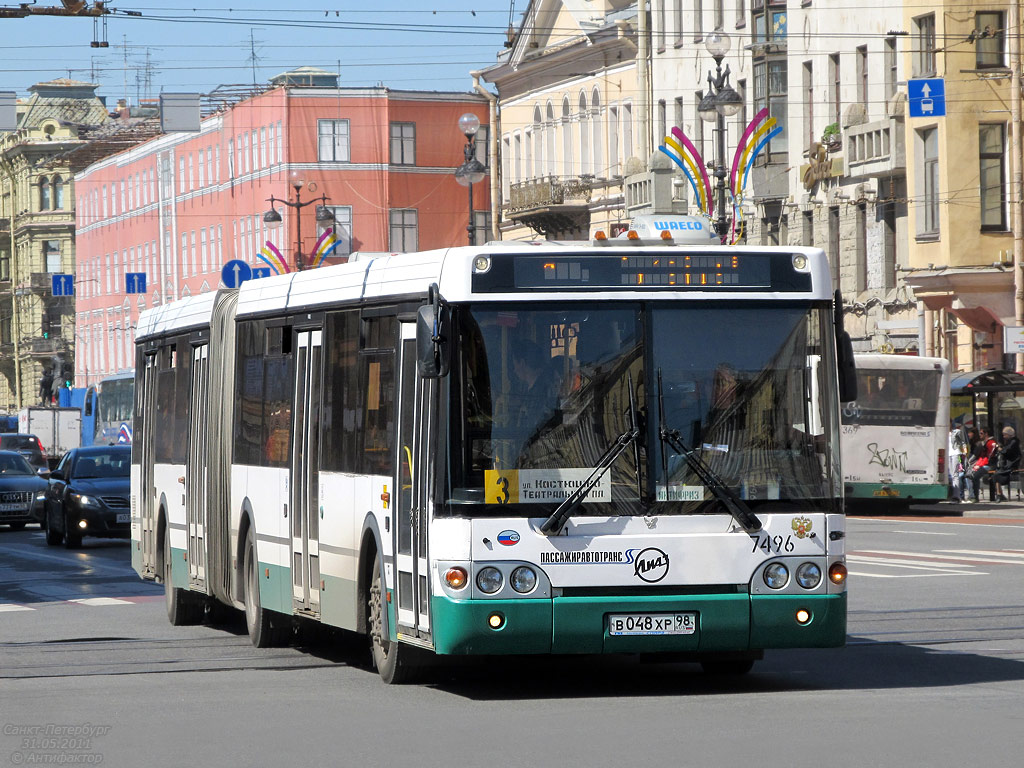 Санкт-Петербург, ЛиАЗ-6213.20 № 7496