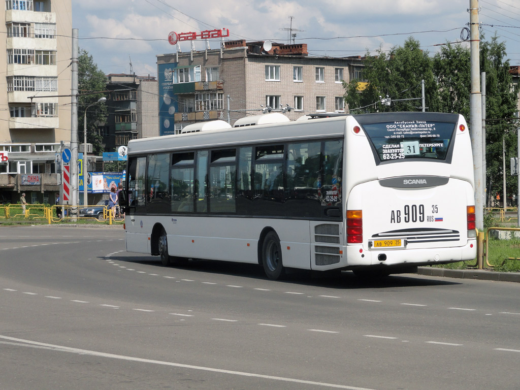 Вологодская область, Scania OmniLink I (Скания-Питер) № АВ 909 35