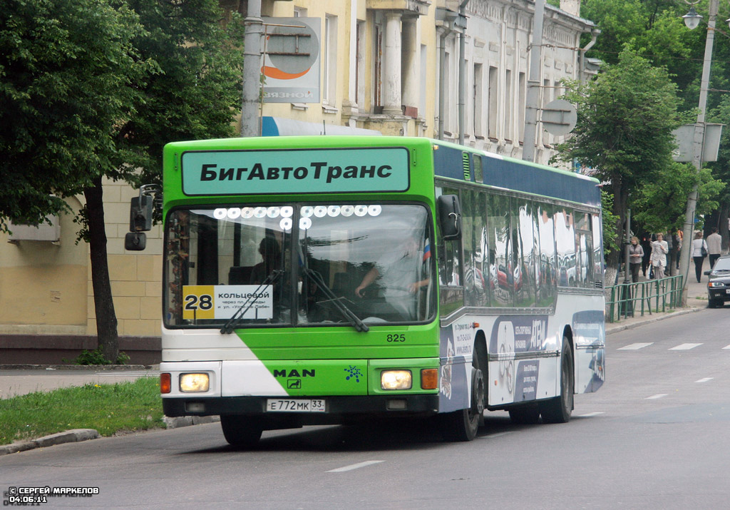 Владимирская область, MAN A10 NL202 № Е 772 МК 33