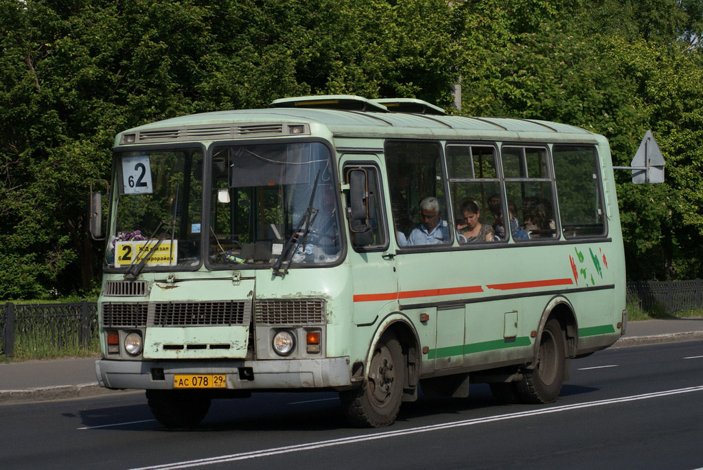 Архангельская область, ПАЗ-32054 № АС 078 29