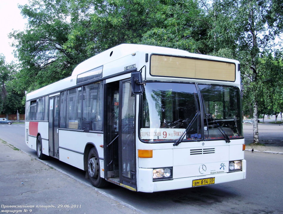 Владимирская область, Mercedes-Benz O405N2 CNG № ВМ 814 33