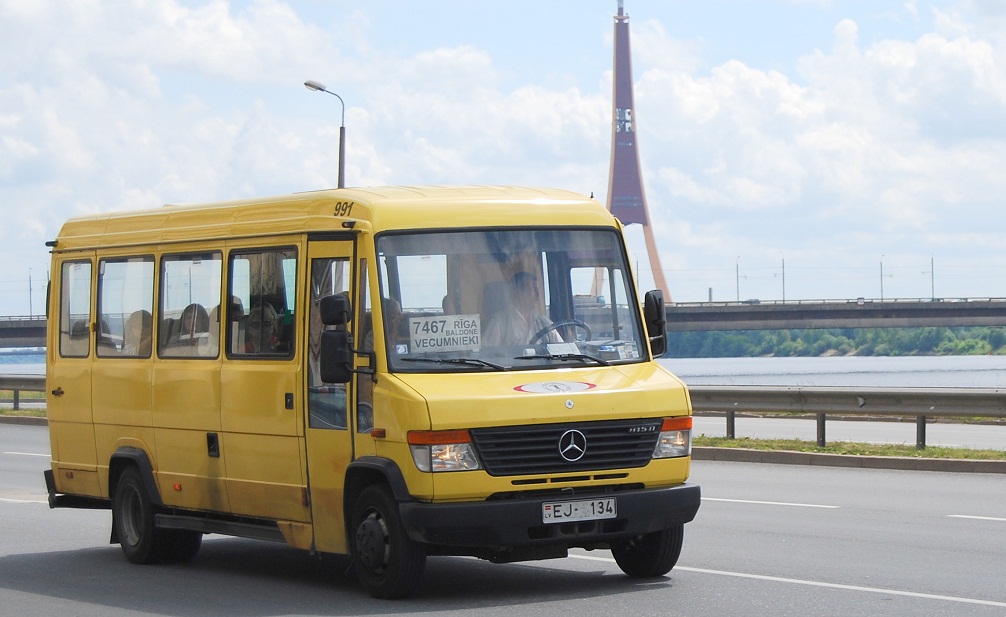 Латвия, Mercedes-Benz Vario 815D № 991