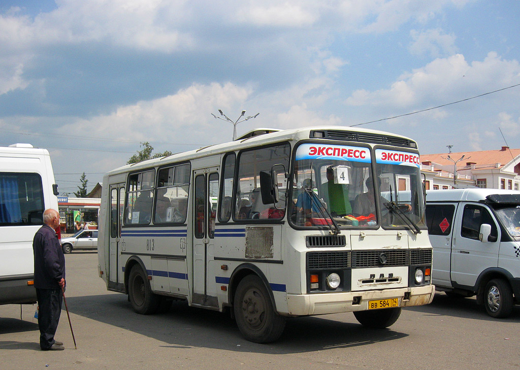 Челябинская область, ПАЗ-32054-07 № 813