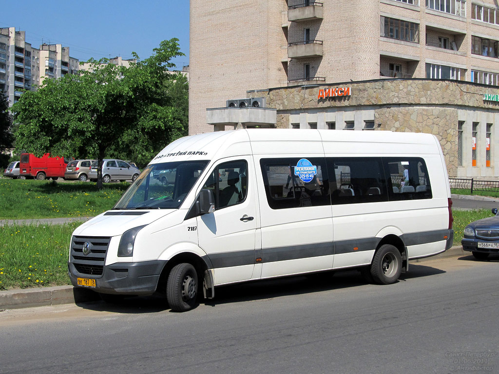 Санкт-Петербург, БТД-2219 (Volkswagen Crafter) № ВК 187 78