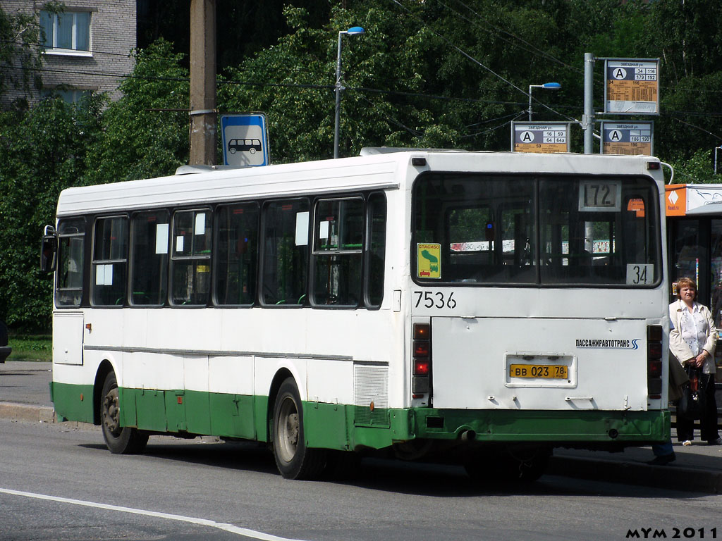 Санкт-Петербург, ЛиАЗ-5256.00 № 7536