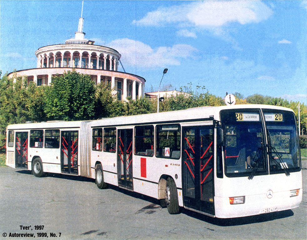 Tver region, Mercedes-Benz O345G # 312; Tver region — Urban, suburban and service buses (the 1990's)