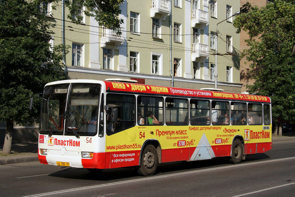 Вологодская область, Mercedes-Benz O345 № 54