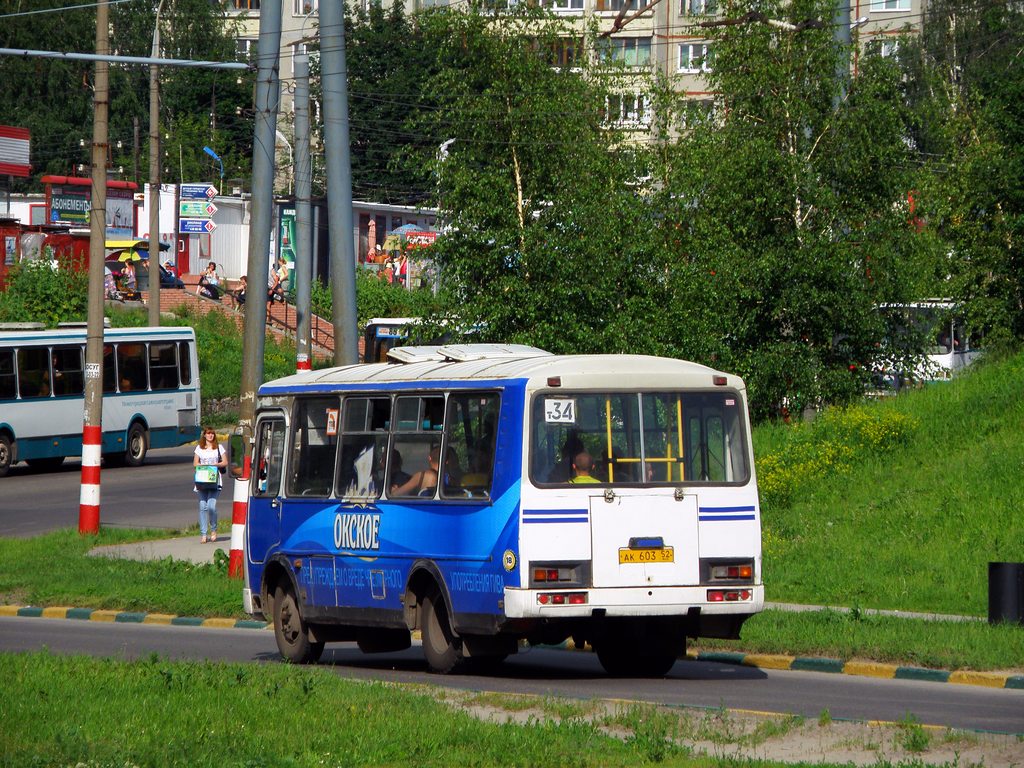 Нижегородская область, ПАЗ-32054 № АК 603 52