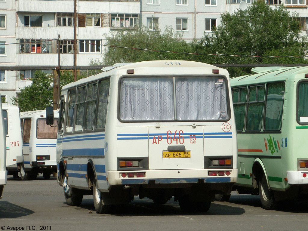 Омская область, ПАЗ-32053 № 419