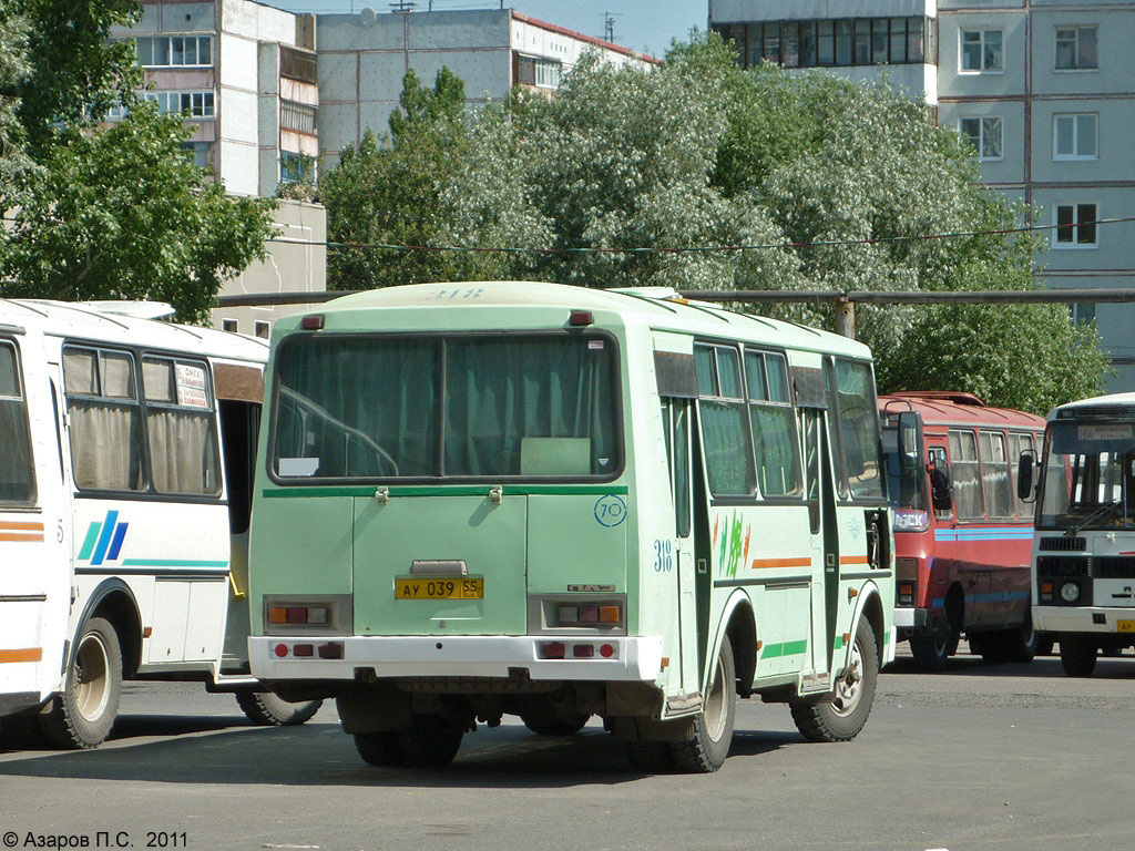 Омская область, ПАЗ-32054 № 318