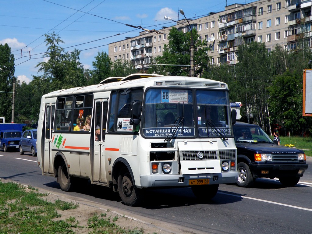 Нижегородская область, ПАЗ-32054 № АТ 999 52