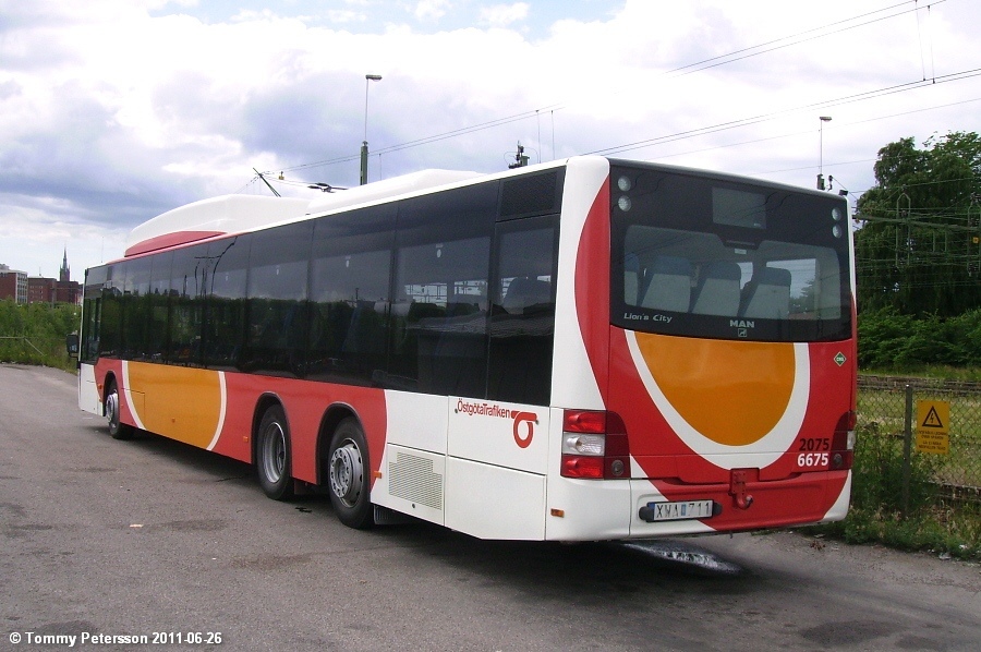 Швеция, MAN A26 Lion's City LL NL313-15 CNG № 6675