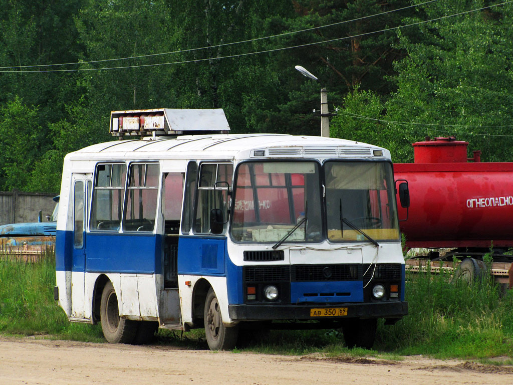 Тверская область, ПАЗ-32051 № АВ 350 69