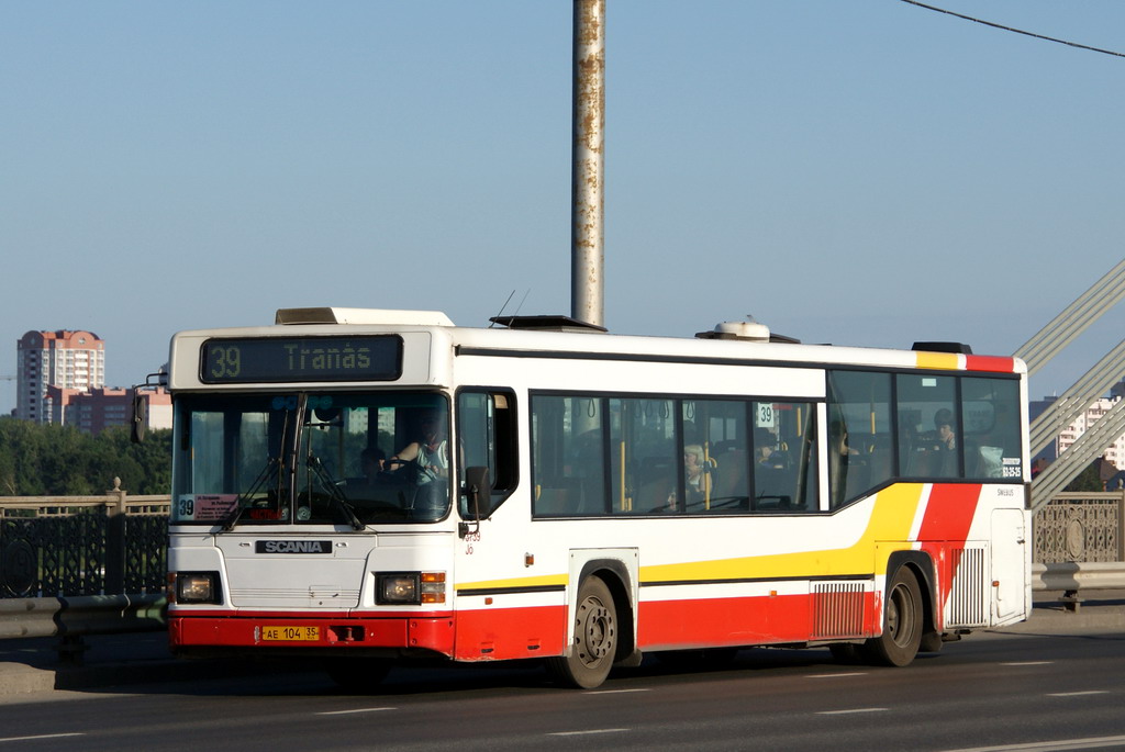 Вологодская область, Scania CN113CLL MaxCi № АЕ 104 35