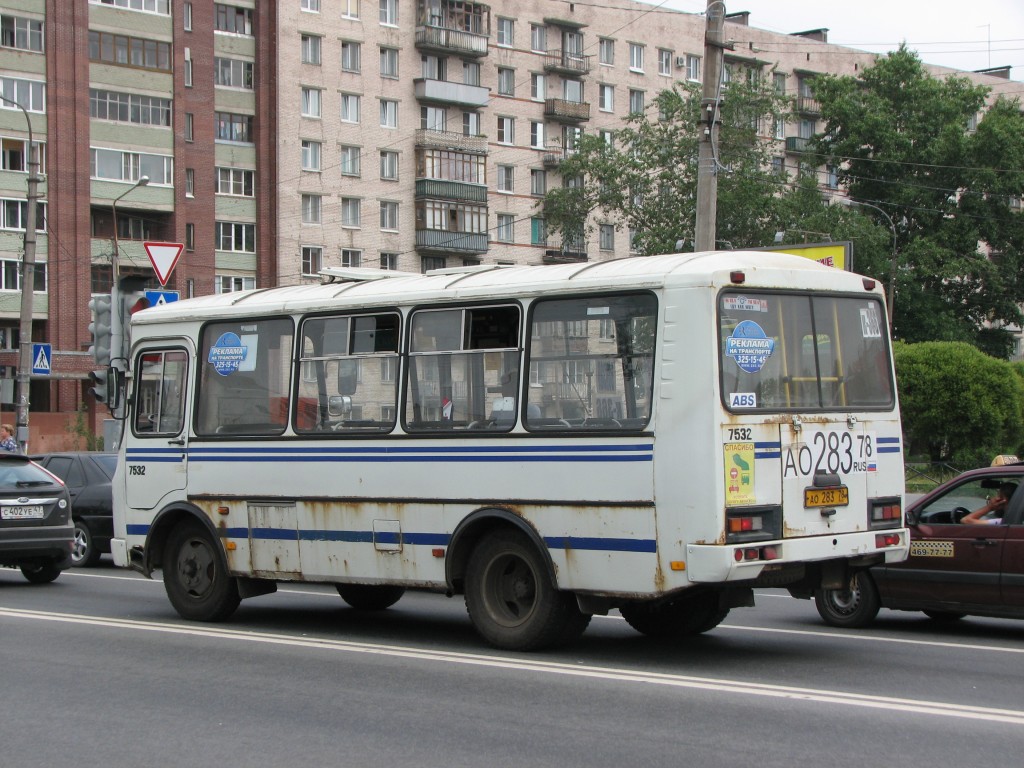 Санкт-Петербург, ПАЗ-32054 № 7532